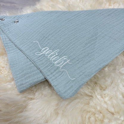 Besticktes Halstuch "geliebt"