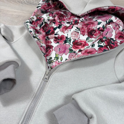 Sweatjacke mit Häschenpaar